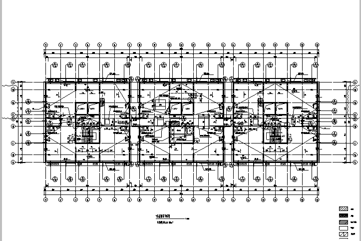 [深圳]万科商务公寓及单层公建施工图（含A、B、C三区...cad施工图下载【ID:167939134】