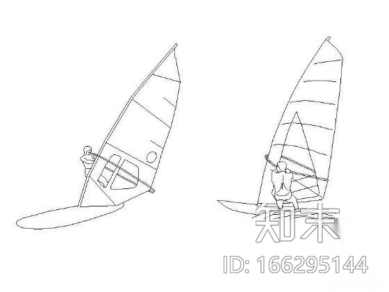 帆船cad施工图下载【ID:166295144】