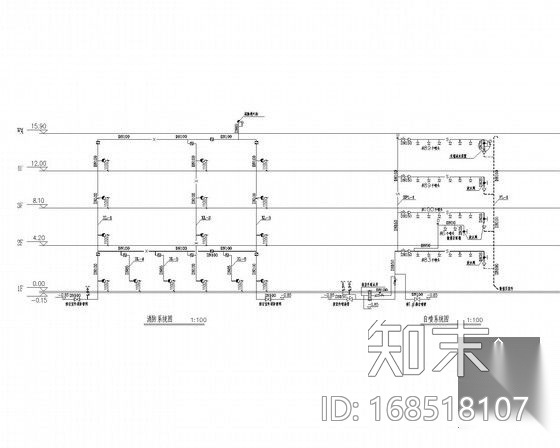 [江苏]检测站及其管理用房给排水施工图cad施工图下载【ID:168518107】