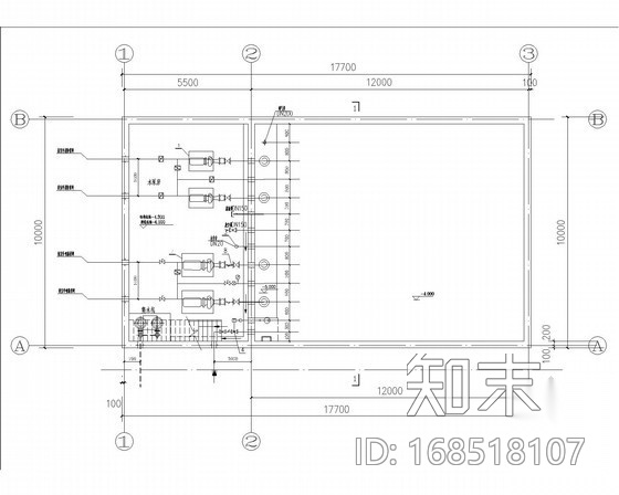 [江苏]检测站及其管理用房给排水施工图cad施工图下载【ID:168518107】