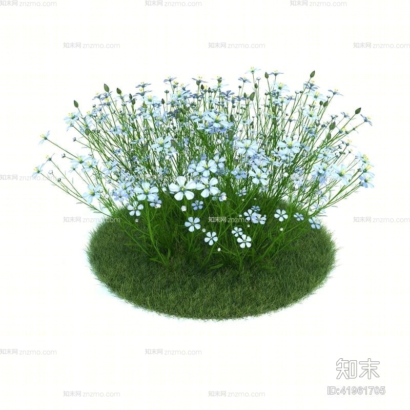 绿色草坪3D模型下载【ID:41961705】