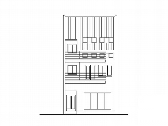 [武汉]万科某花城三层townhouse建筑方案图cad施工图下载【ID:165617166】