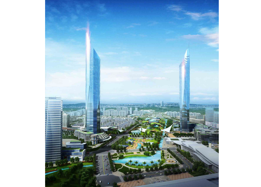 [上海]新城高铁片区概念性城市设计方案文本cad施工图下载【ID:165419118】