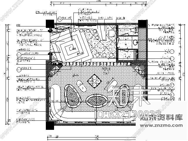 施工图夜总会VIP包间施工图Ⅴcad施工图下载【ID:632130032】