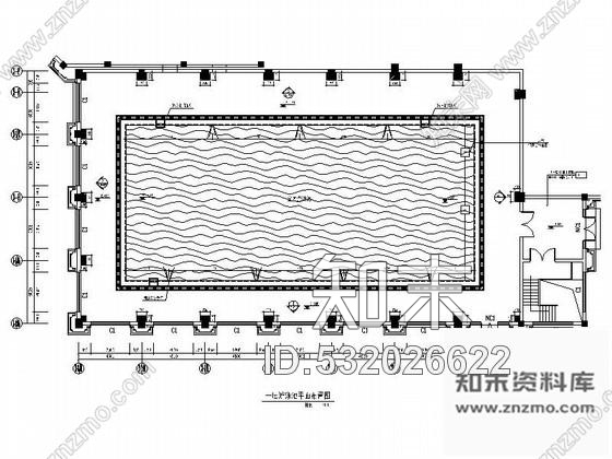 施工图豪华酒店室内游泳池施工图施工图下载【ID:532026622】