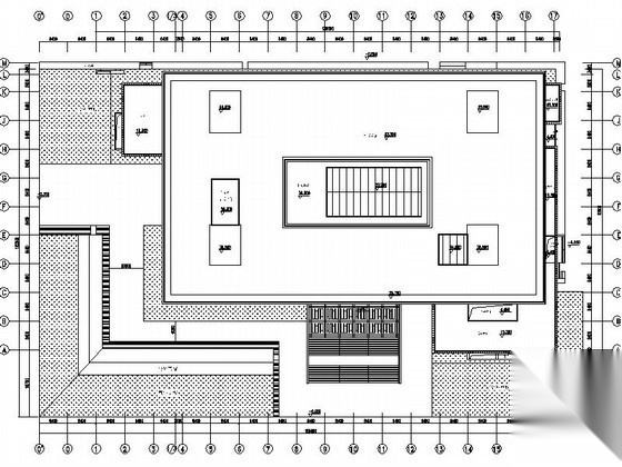 某省七层档案馆建筑方案图cad施工图下载【ID:166572114】