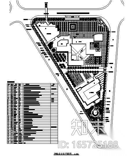 河南私立小学环境景观施工图cad施工图下载【ID:165725188】