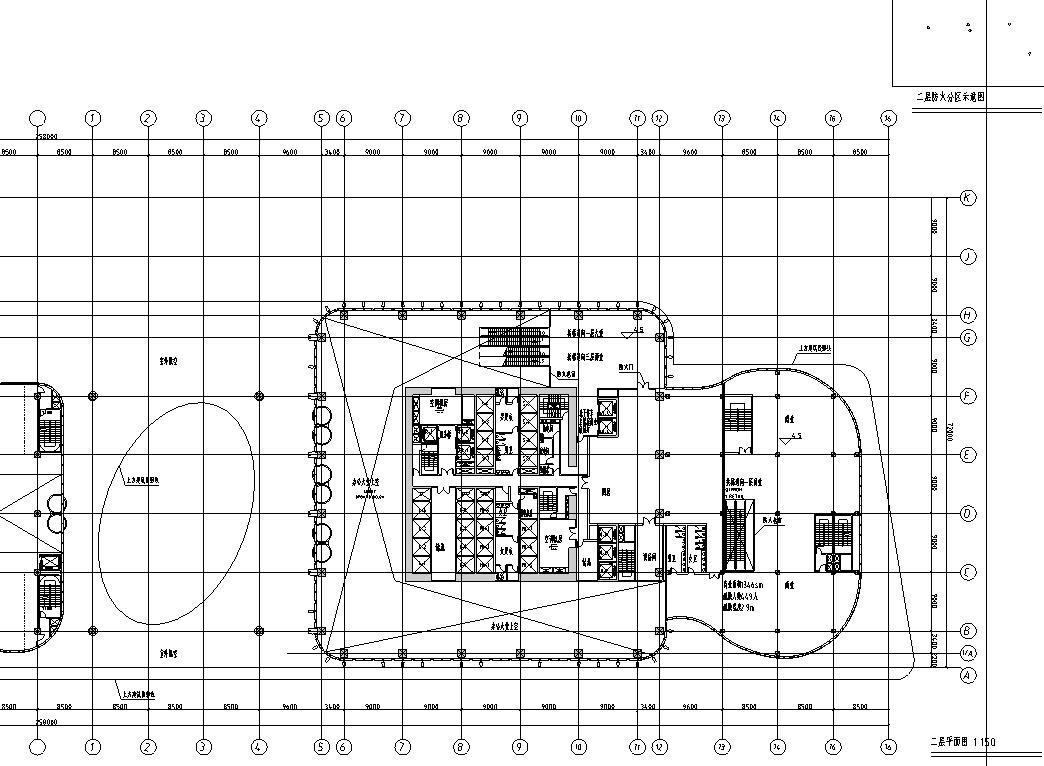 [上海]现代风格商业超高层建筑办公建筑施工图设计（C...施工图下载【ID:149932133】