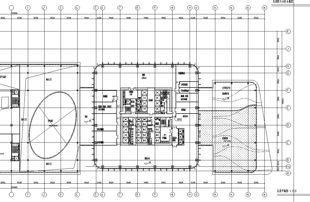 [上海]现代风格商业超高层建筑办公建筑施工图设计（C...施工图下载【ID:149932133】