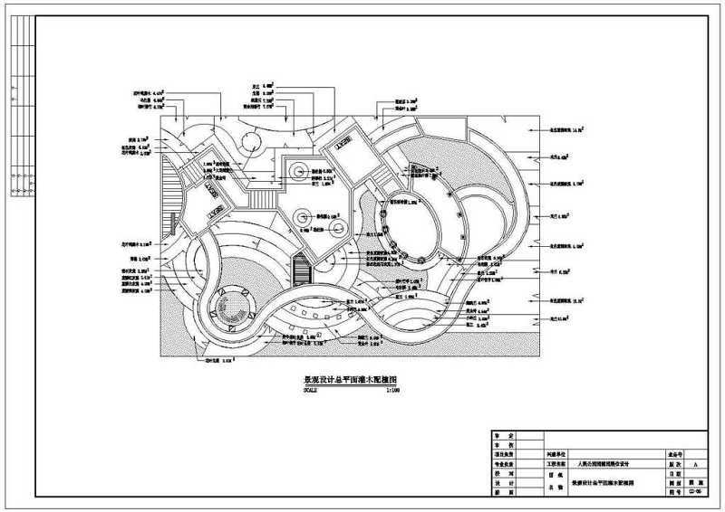 园林花卉博览会CD06总平面灌木CAD图cad施工图下载【ID:149608143】