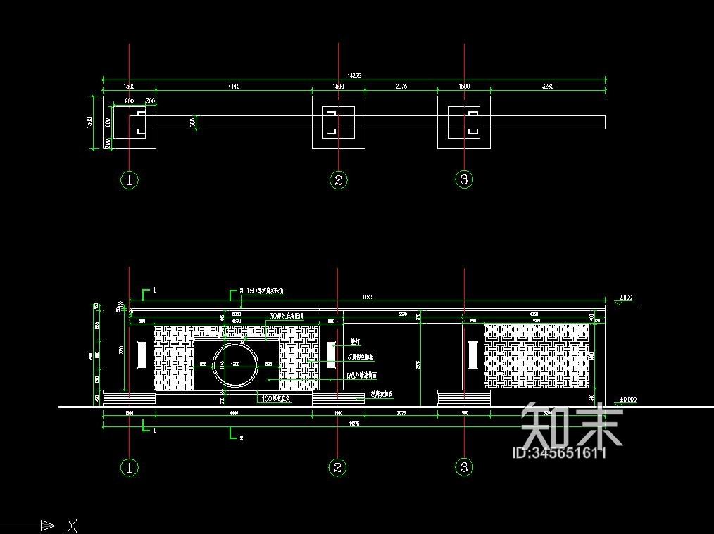 CAD施工图施工图下载【ID:345651611】