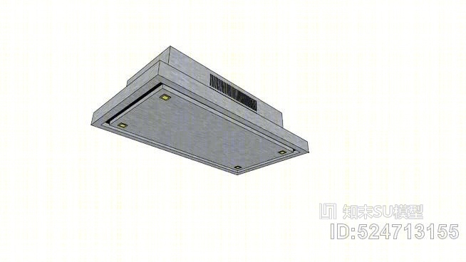 厨房排气罩吸顶灯Stratos宏进出口锅SU模型下载【ID:524713155】