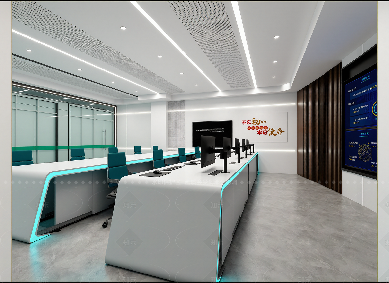 现代指挥中心3D模型下载【ID:1214959694】