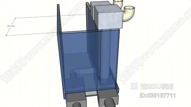 （3D设计排烟）SU模型下载【ID:535157711】