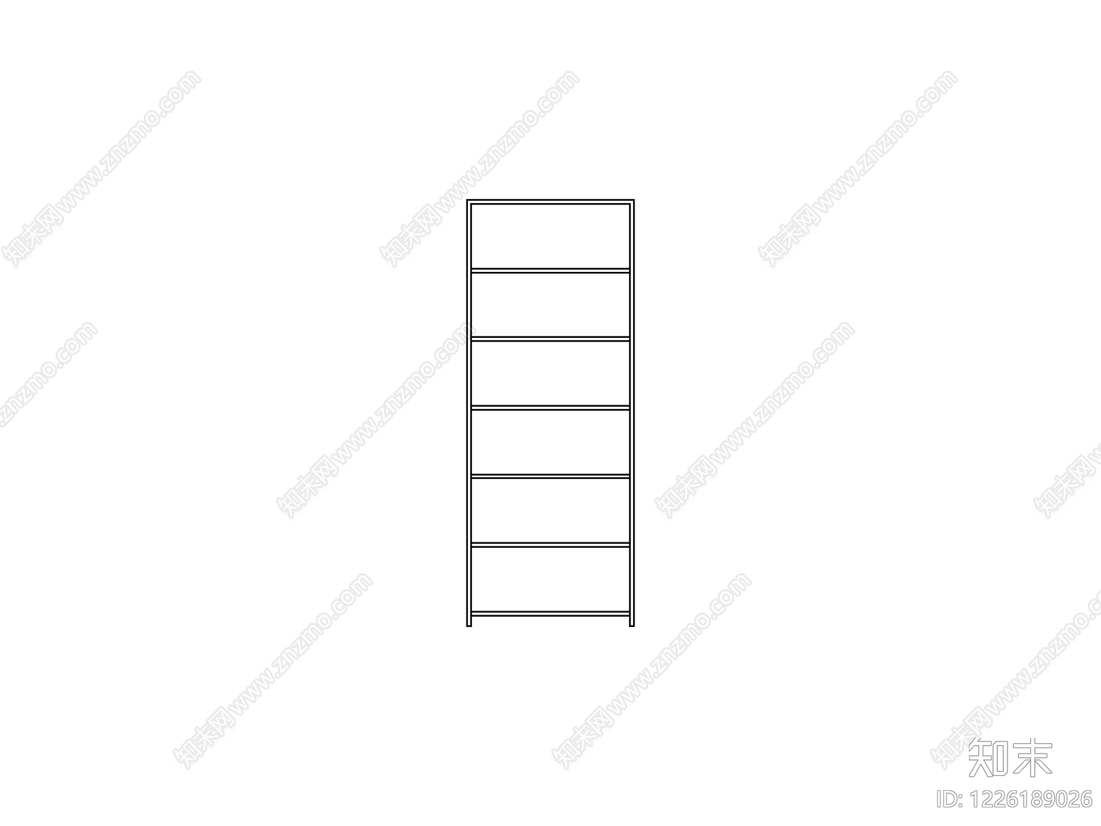 现代柜子CAD图纸
