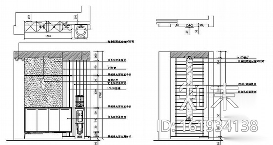 某特大户型三居室装饰施工图cad施工图下载【ID:161934138】