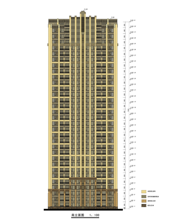 [江苏]高层绿地集团住宅及商业建筑施工图（含水暖图纸及...施工图下载【ID:167525123】