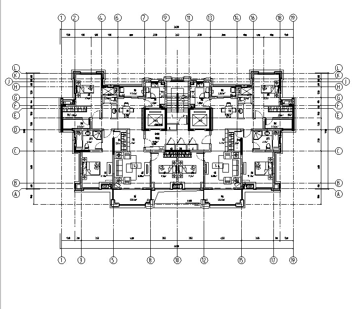 [江苏]高层绿地集团住宅及商业建筑施工图（含水暖图纸及...施工图下载【ID:167525123】