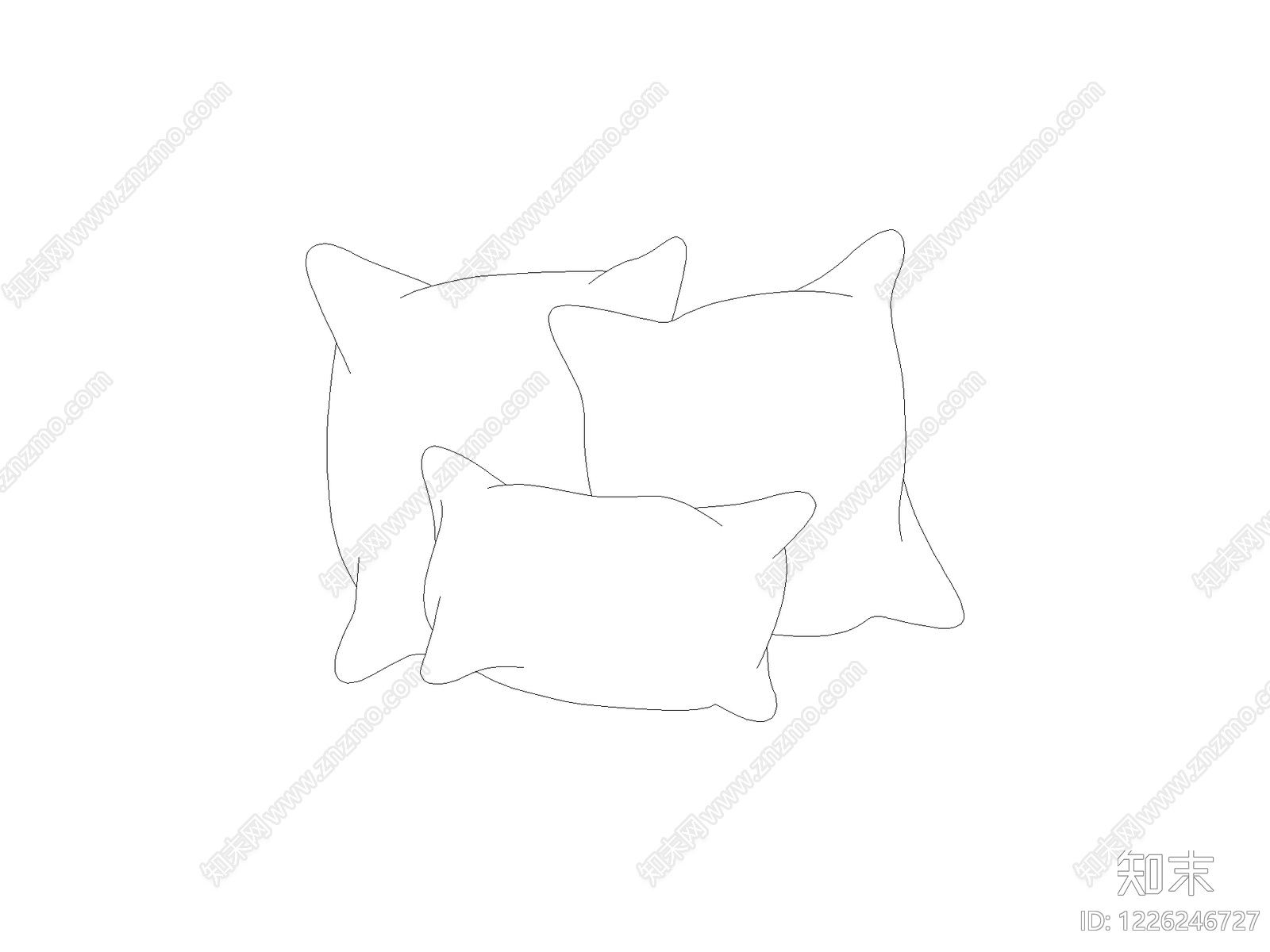 摆件cad施工图下载【ID:1226246727】