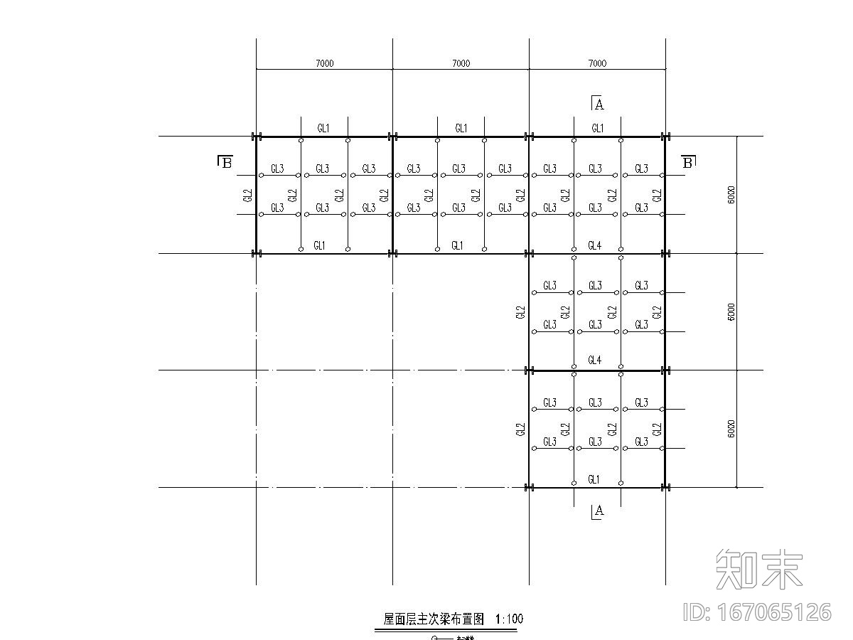 两个简易门式钢架结构厂房施工图cad施工图下载【ID:167065126】