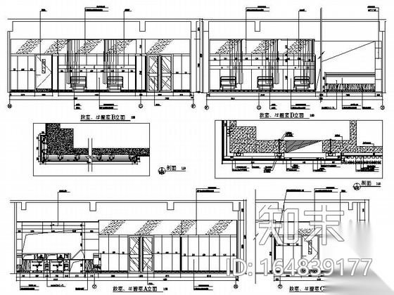 [浙江]中医院现代风格医疗综合楼室内装修施工图（图纸详...施工图下载【ID:164839177】