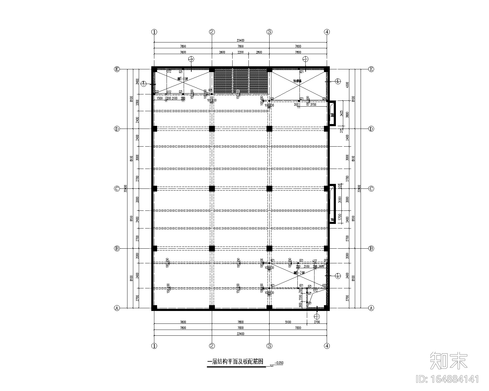 4层钢框架菜市场结构施工图(压型钢板）施工图下载【ID:164884141】