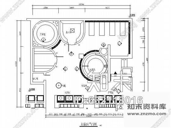 施工图女浴室简单装修图施工图下载【ID:632118016】