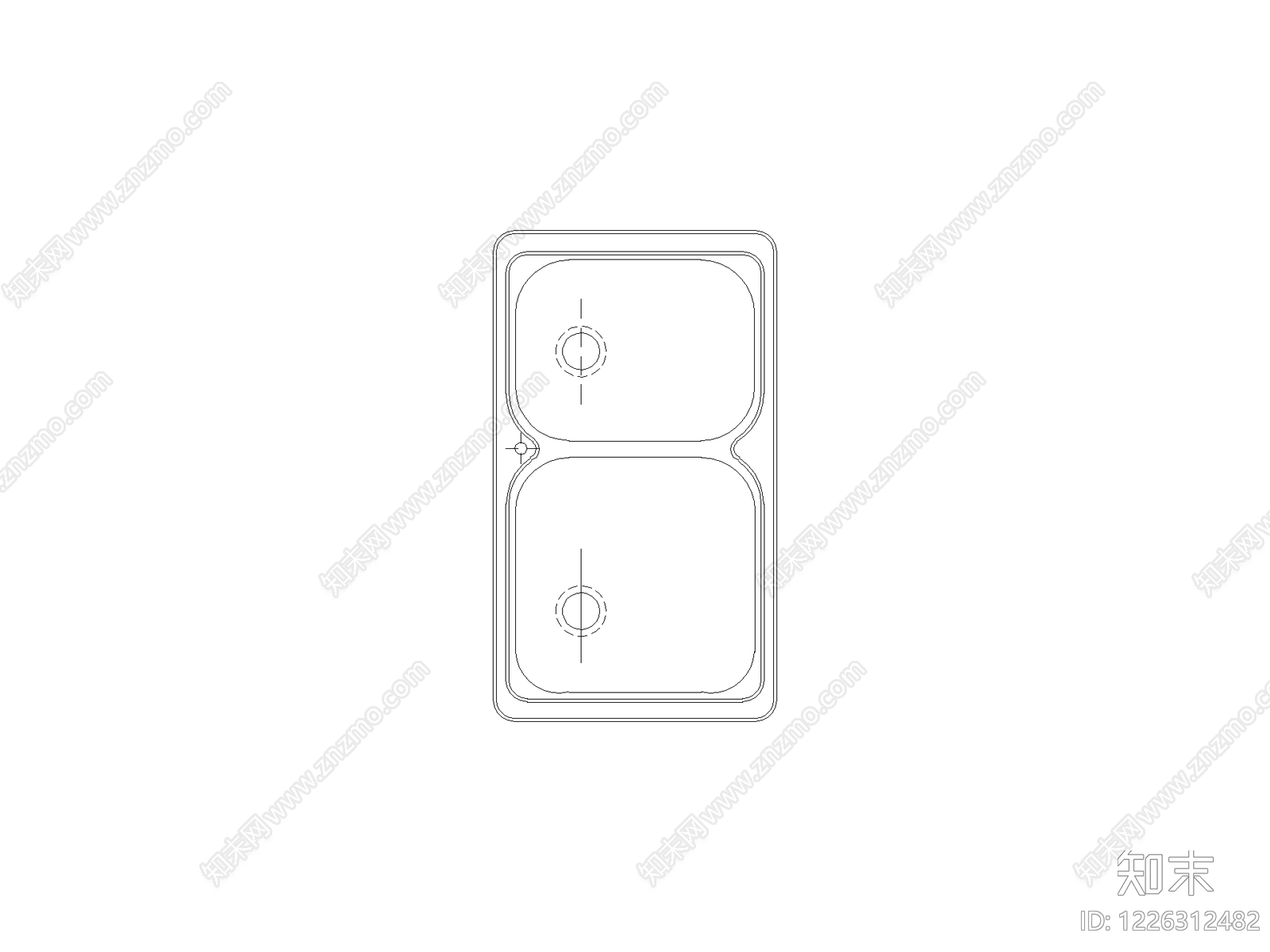 厨房设施cad施工图下载【ID:1226312482】