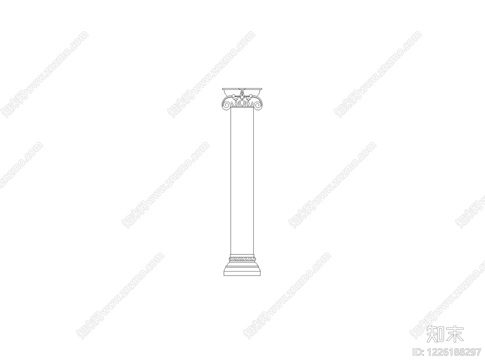 雕塑装饰构件CAD图纸