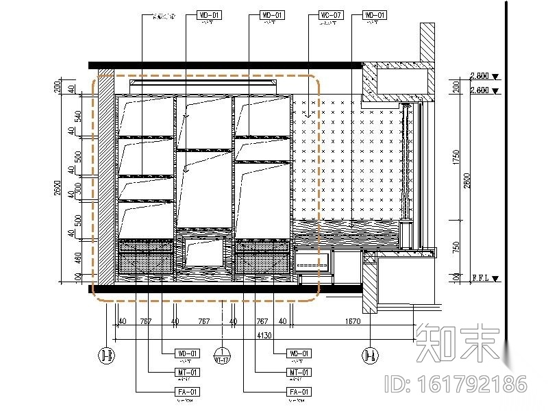 [重庆]色彩明亮温馨简约住宅室内设计施工图（含效果图）cad施工图下载【ID:161792186】