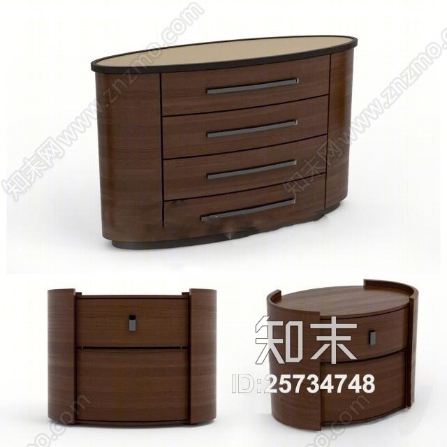 现代圆几角几3D模型下载【ID:25734748】