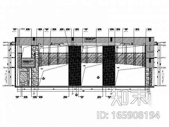 [辽宁]东北的第一家国际五星级酒店大堂室内装修施工图（...cad施工图下载【ID:165908194】