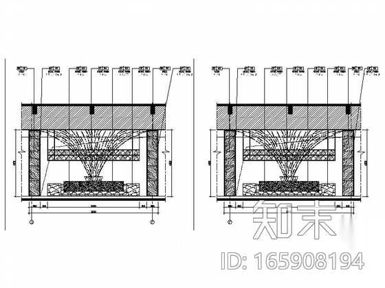 [辽宁]东北的第一家国际五星级酒店大堂室内装修施工图（...cad施工图下载【ID:165908194】