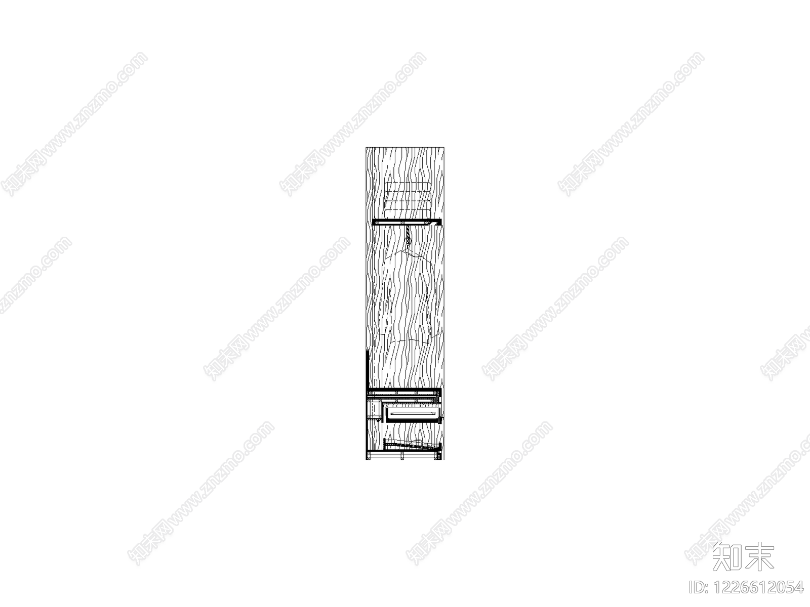柜子cad施工图下载【ID:1226612054】