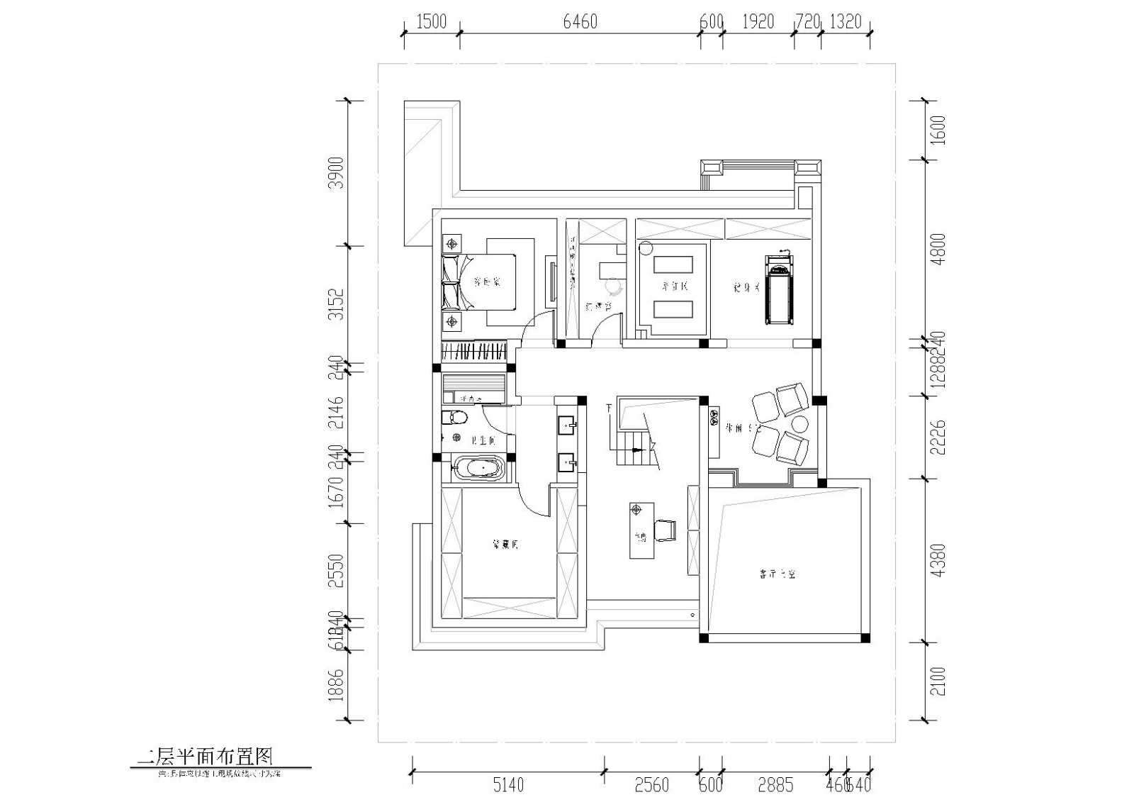 [山东]临沂谢恒煦住宅装饰CAD施工图+效果图cad施工图下载【ID:160099192】