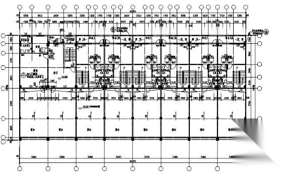 某四层商铺建筑扩初图cad施工图下载【ID:168112149】