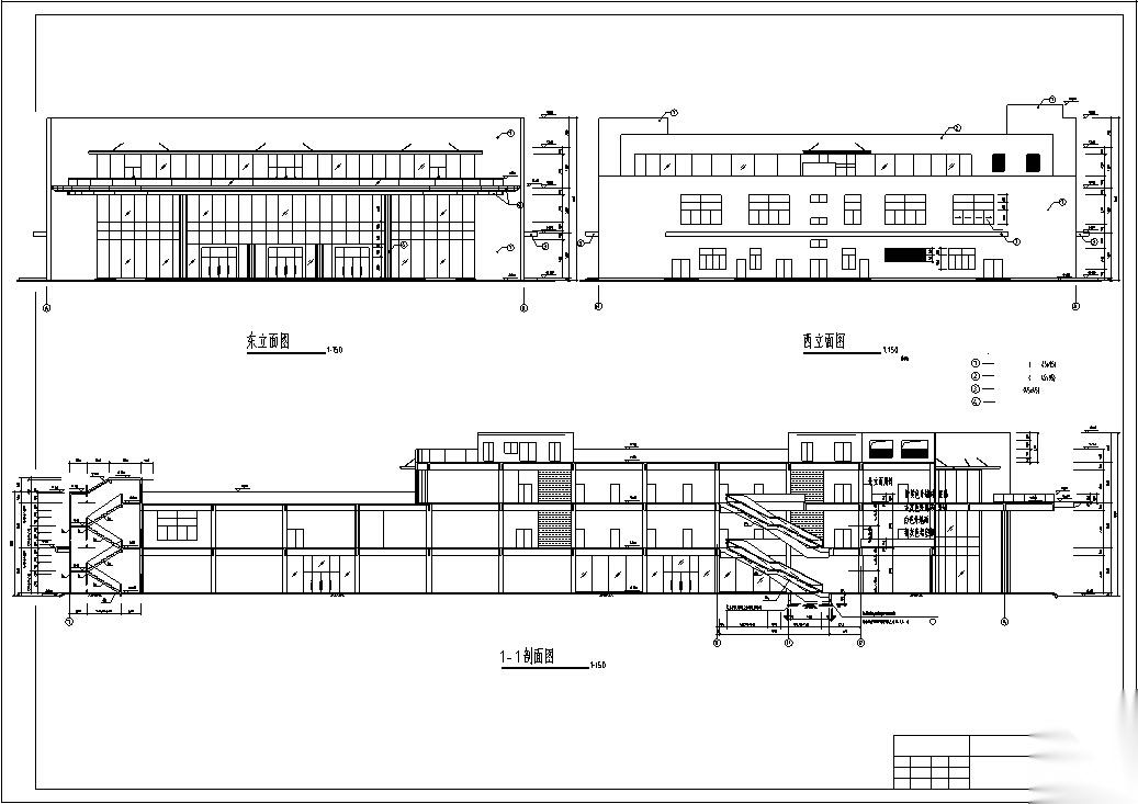 龙归商贸城建筑设计初设图CADcad施工图下载【ID:165930133】