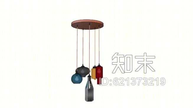 36373吊灯灯形状CulorSU模型下载【ID:621373219】