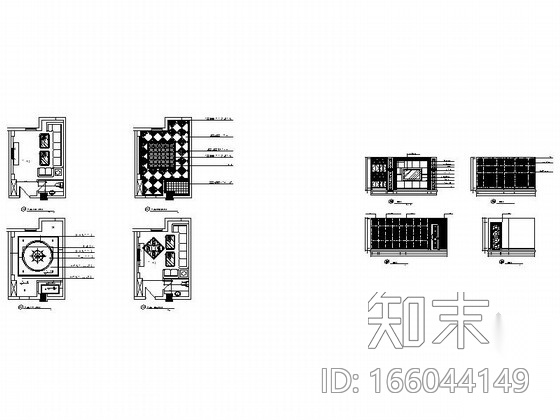 某欧式娱乐会所包房2装修图cad施工图下载【ID:166044149】