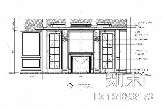 [上海]欧式风格三层别墅室内装修图（含效果图）cad施工图下载【ID:161863173】