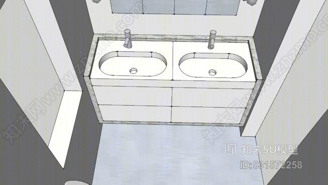 洗澡SU模型下载【ID:531572258】