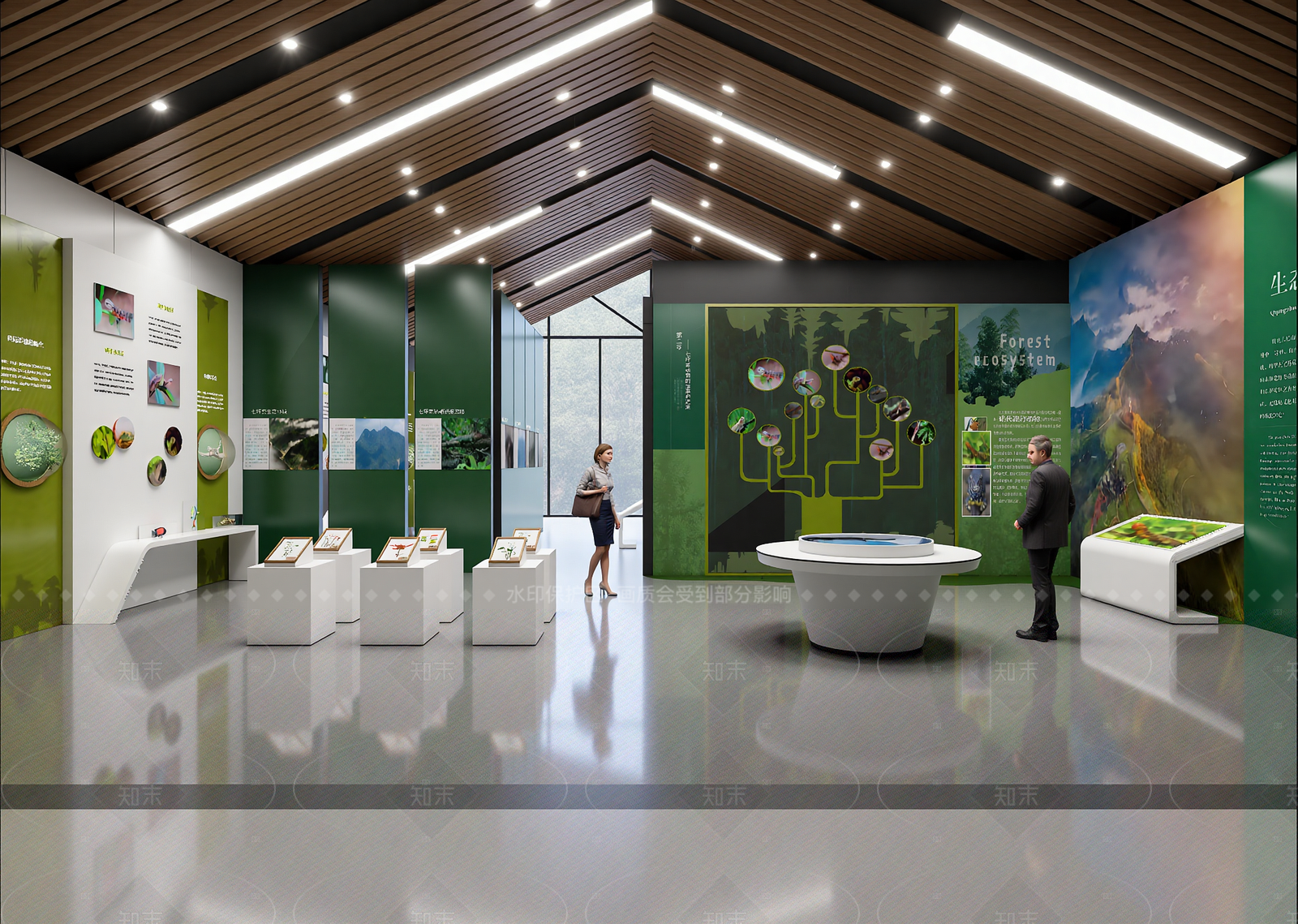 现代科学展厅3D模型下载【ID:1214568002】