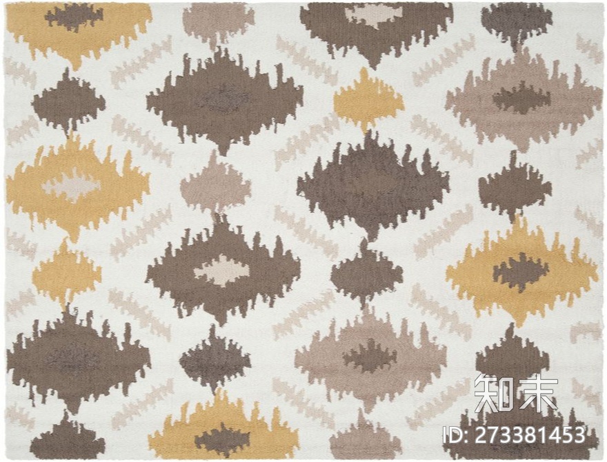 花纹布艺地毯贴图下载【ID:273381453】