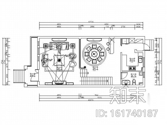 [北京]某海洋花园别墅简欧设计装修图cad施工图下载【ID:161740187】