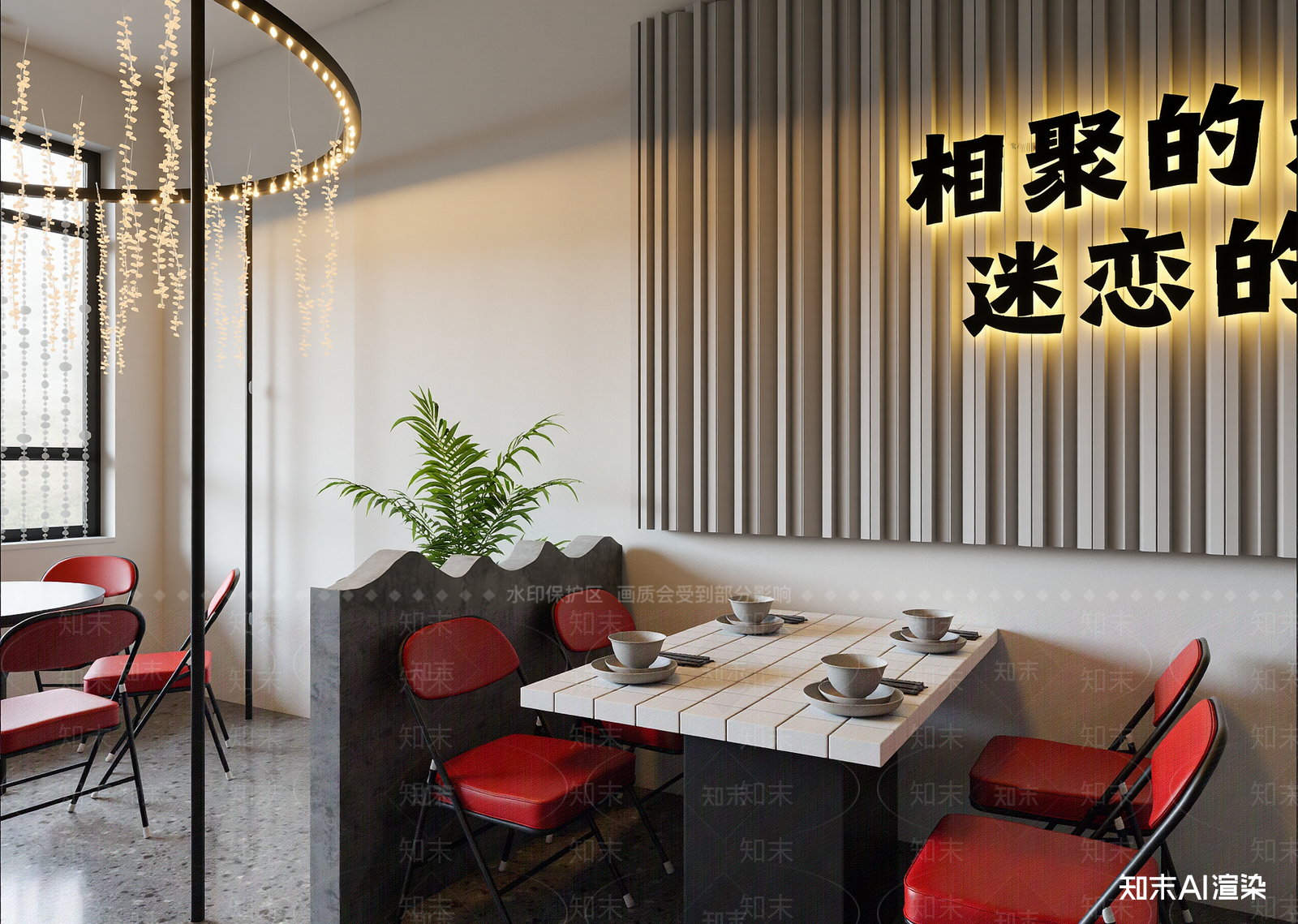 工业风咖啡厅3D模型下载【ID:1214332031】