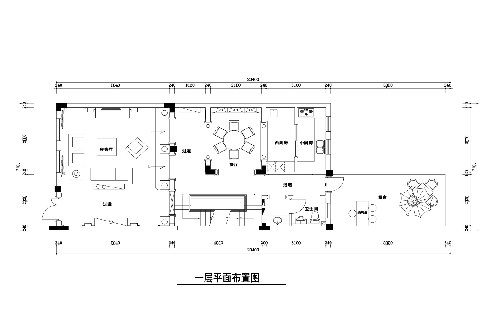 苏州怡景湾350平联体别墅装修施工图+效果图cad施工图下载【ID:160072120】