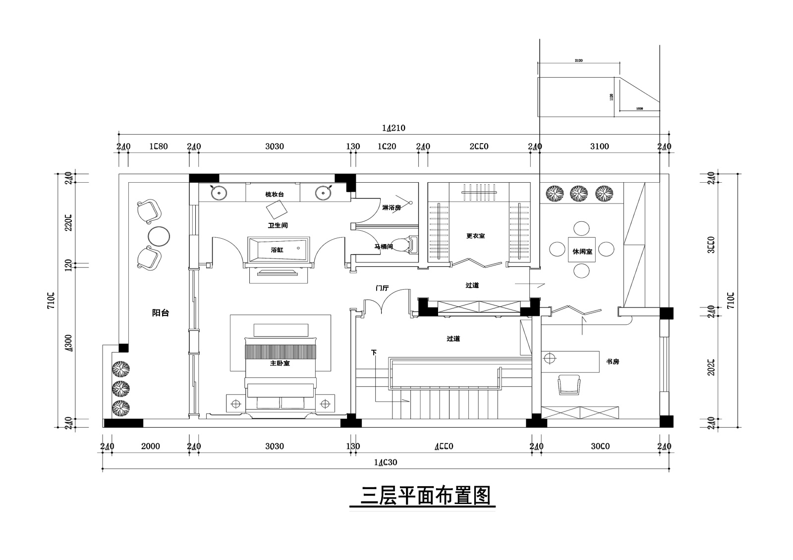 苏州怡景湾350平联体别墅装修施工图+效果图cad施工图下载【ID:160072120】