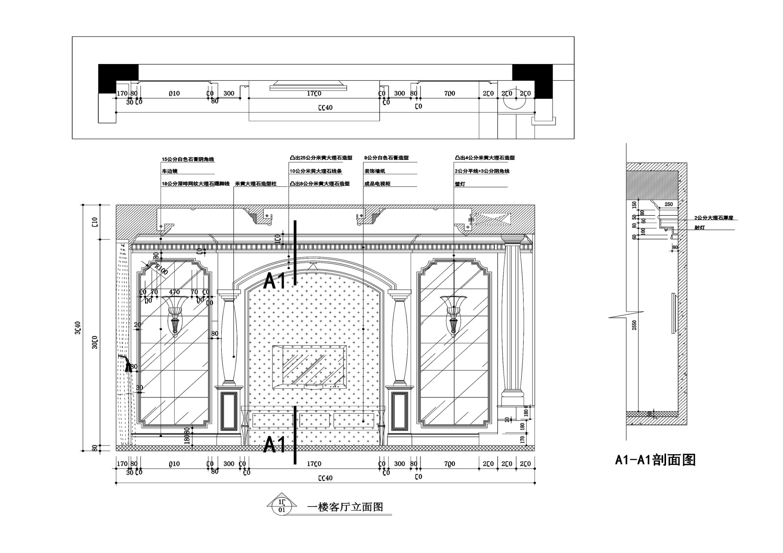 苏州怡景湾350平联体别墅装修施工图+效果图cad施工图下载【ID:160072120】