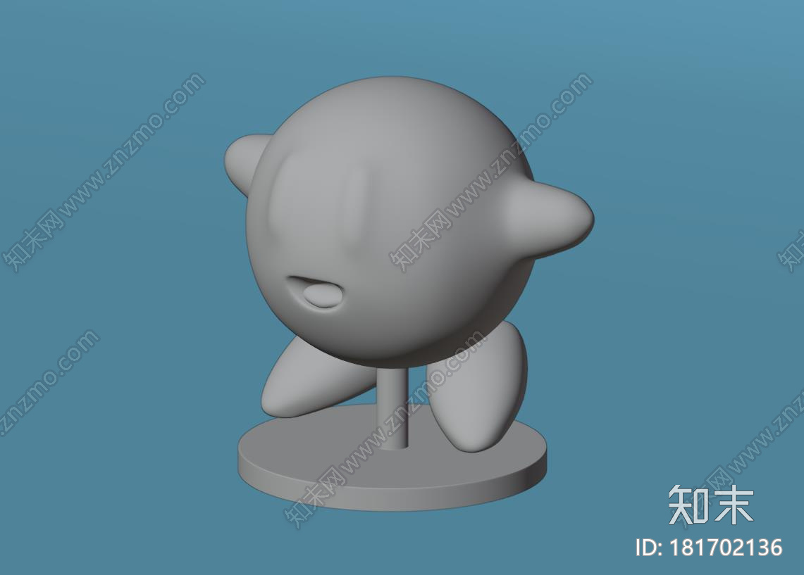 星之卡比娃娃CG模型下载【ID:181702136】