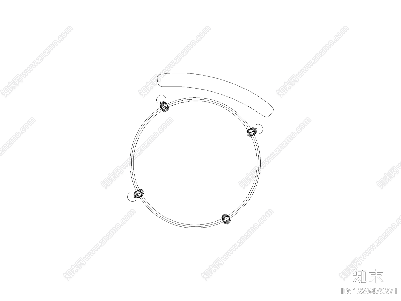 五金管件cad施工图下载【ID:1226479271】